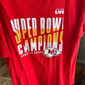 Red Super Bowl Champions T‑Shirt